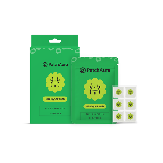 PatchAura SlimSync Patch – GLP-1 Companion & Metabolic Support (30 Patches)